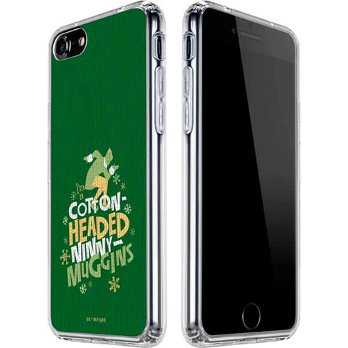 Elf Cotton Headed Ninny Muggins iPhone SE (2nd & 3rd Gen) Clear Case