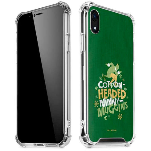 Elf Cotton Headed Ninny Muggins iPhone XR Clear Case