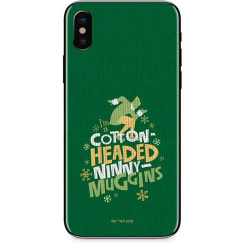 Elf Cotton Headed Ninny Muggins iPhone XS Max Skin