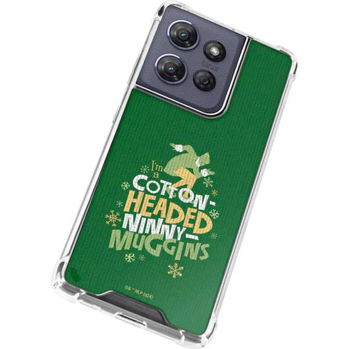 Elf Cotton Headed Ninny Muggins Moto G 5G (2025) Clear Case