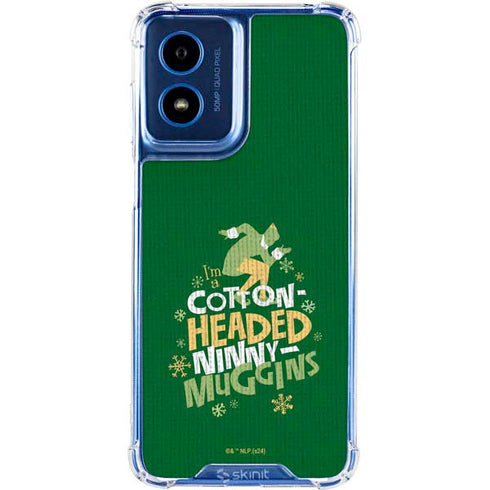 Elf Cotton Headed Ninny Muggins Moto G Play 4G (2024) Clear Case