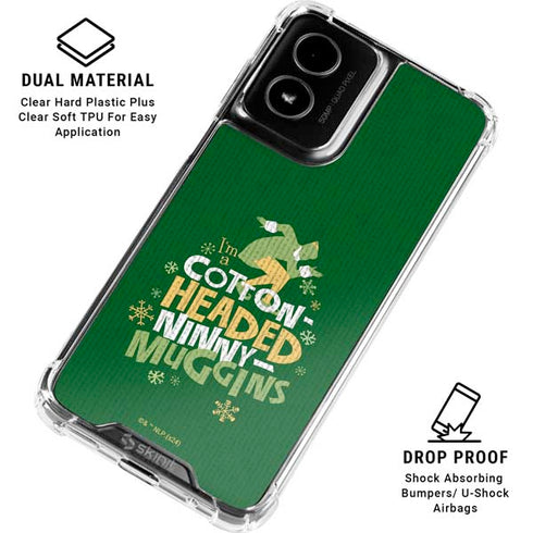 Elf Cotton Headed Ninny Muggins Moto G Power 5G (2024) Clear Case