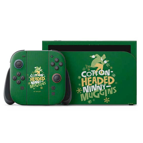 Elf Cotton Headed Ninny Muggins Nintendo Switch 2 (2025) with Joy-Con Skin