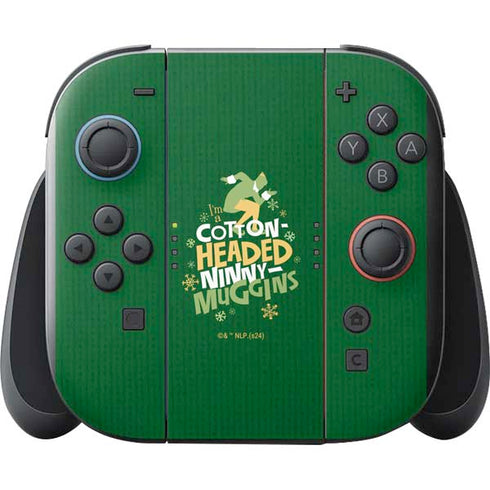 Elf Cotton Headed Ninny Muggins Nintendo Switch 2 (2025) with Joy-Con Skin