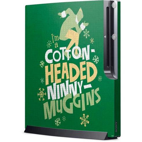 Elf Cotton Headed Ninny Muggins Playstation 3 & PS3 Slim Skin