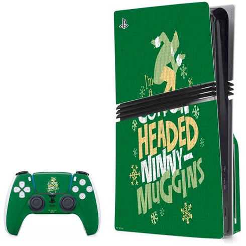 Elf Cotton Headed Ninny Muggins PlayStation PS5 Skins
