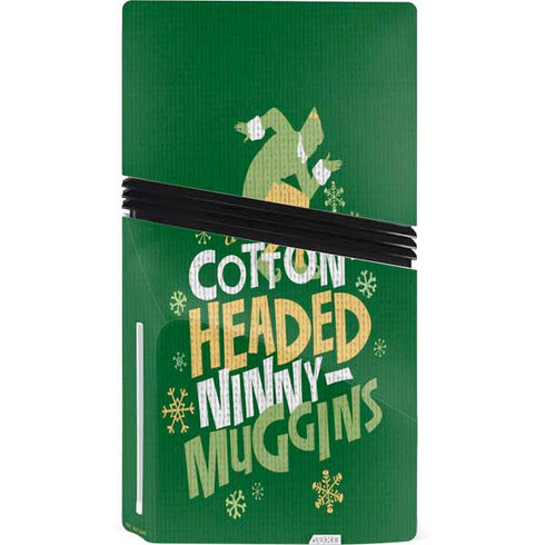 Elf Cotton Headed Ninny Muggins PS5 Pro Disk Console Skin