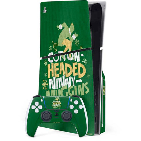 Elf Cotton Headed Ninny Muggins PlayStation PS5 Skins