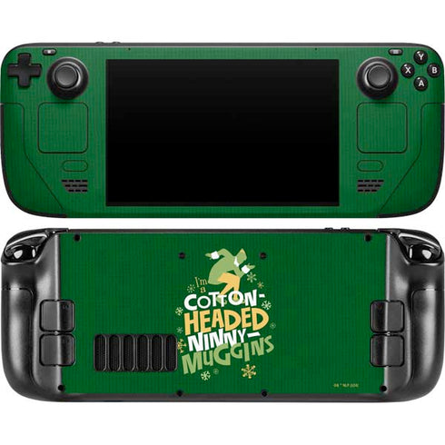 Elf Cotton Headed Ninny Muggins Steam Deck Handheld Gaming Computer OLED Skin