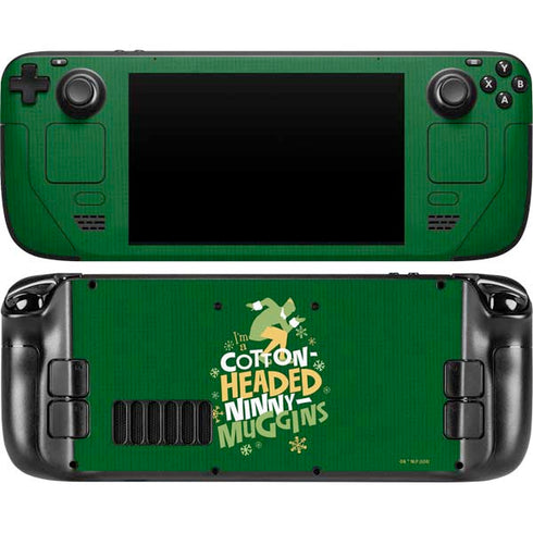 Elf Cotton Headed Ninny Muggins Steam Deck Handheld Gaming Computer Skin
