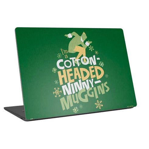 Elf Cotton Headed Ninny Muggins Universal Laptop 18in (14.6 x 10.6in) Skin