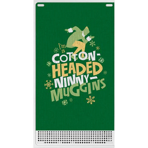 Elf Cotton Headed Ninny Muggins Xbox Series S Console Skin