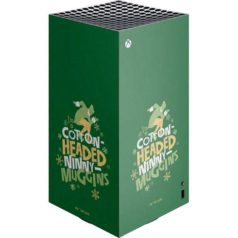 Elf Cotton Headed Ninny Muggins XBox Series X Digital Edition Console Skin