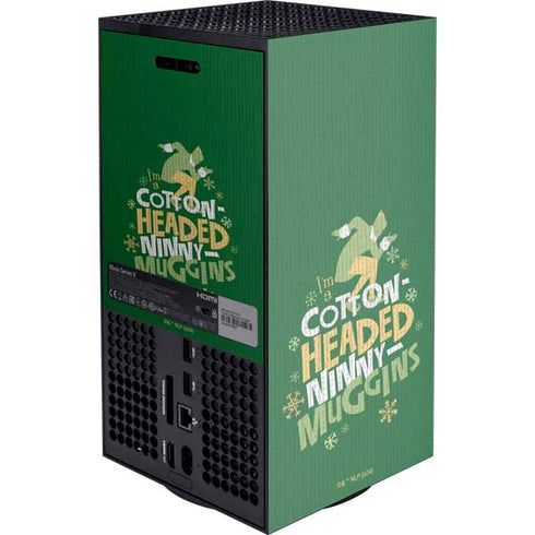 Elf Cotton Headed Ninny Muggins XBox Series X Digital Edition Console Skin