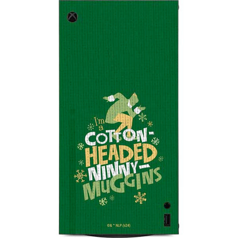 Elf Cotton Headed Ninny Muggins XBox Series X Digital Edition Console Skin