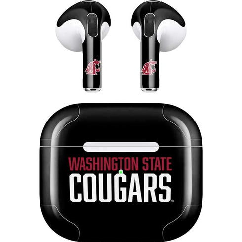 Washington State University Cougars Apple AirPods (3rd Gen 2021) Skin