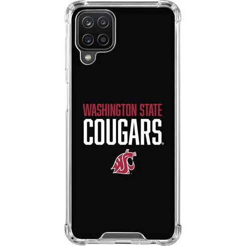 Washington State University Cougars Galaxy A12 Clear Case