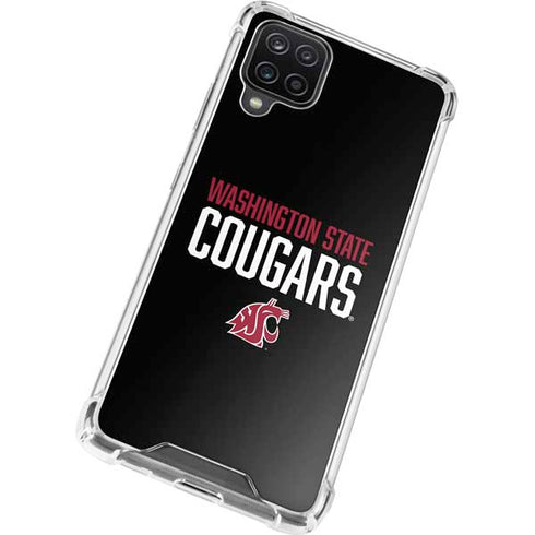 Washington State University Cougars Galaxy A12 Clear Case