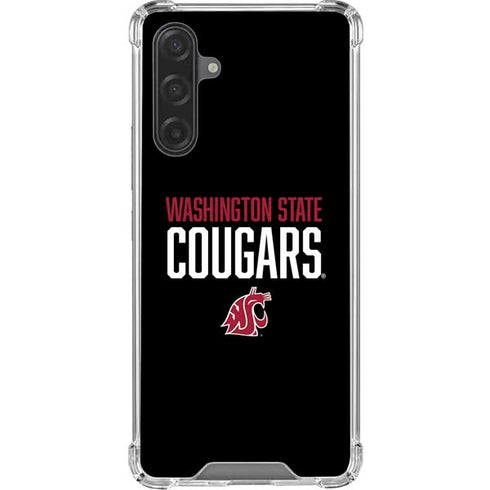 Washington State University Cougars Galaxy A17 Clear Case