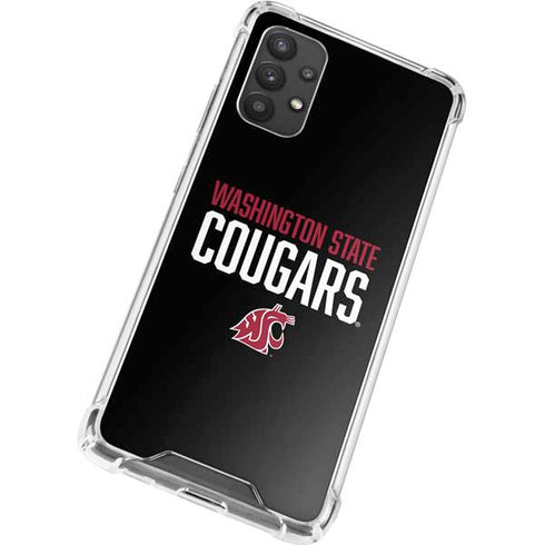 Washington State University Cougars Galaxy A32 5G Clear Case