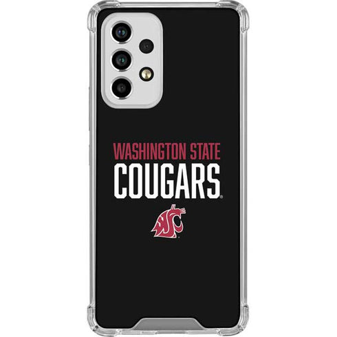 Washington State University Cougars Galaxy A33 5G Clear Case