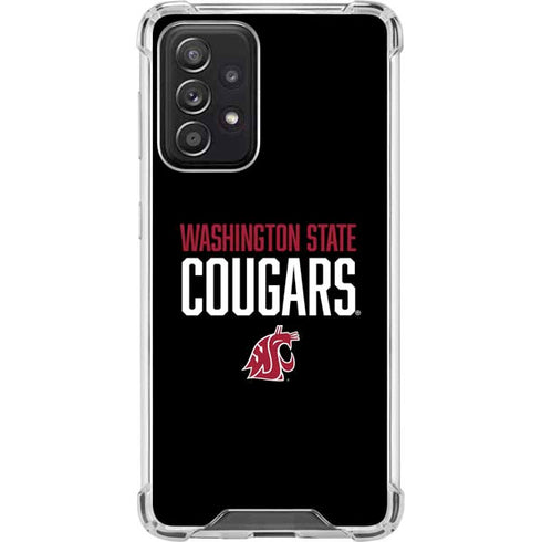 Washington State University Cougars Galaxy A52 5G Clear Case