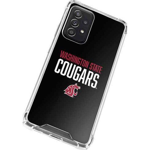 Washington State University Cougars Galaxy A52 5G Clear Case
