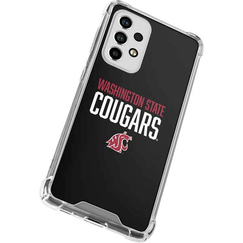 Washington State University Cougars Galaxy A53 5G Clear Case