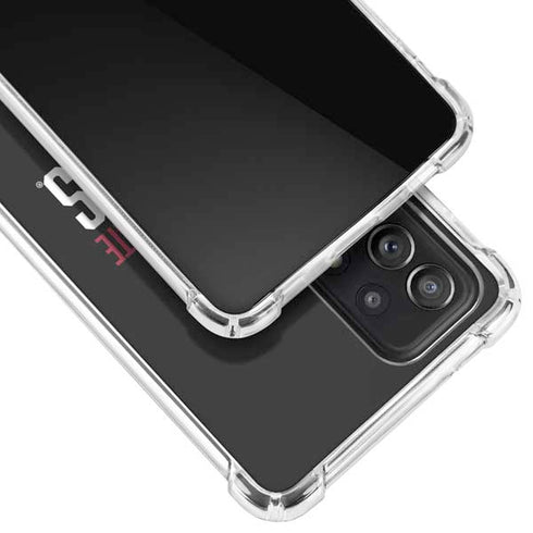 Washington State University Cougars Galaxy A72 5G Clear Case