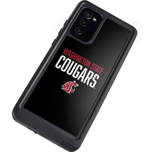 Washington State University Cougars Galaxy Note20 5G Waterproof Case