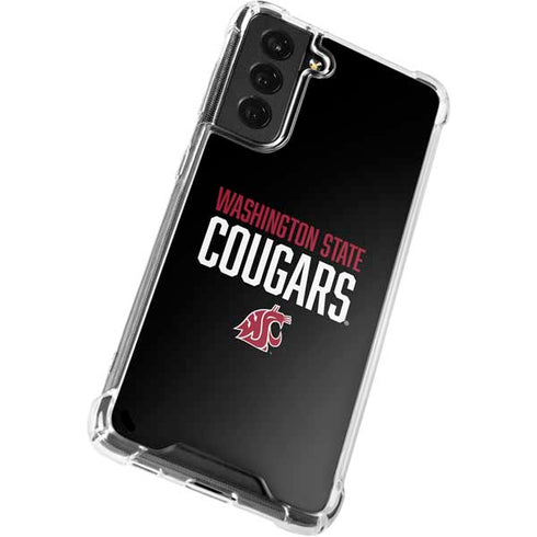 Washington State University Cougars Galaxy S22 Plus Clear Case