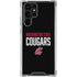 Washington State University Cougars Galaxy S22 Ultra Clear Case
