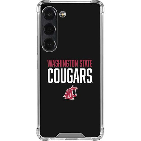 Washington State University Cougars Galaxy S23 Clear Case