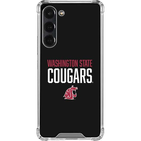 Washington State University Cougars Galaxy S23 Plus Clear Case