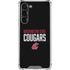 Washington State University Cougars Galaxy S23 Plus Clear Case