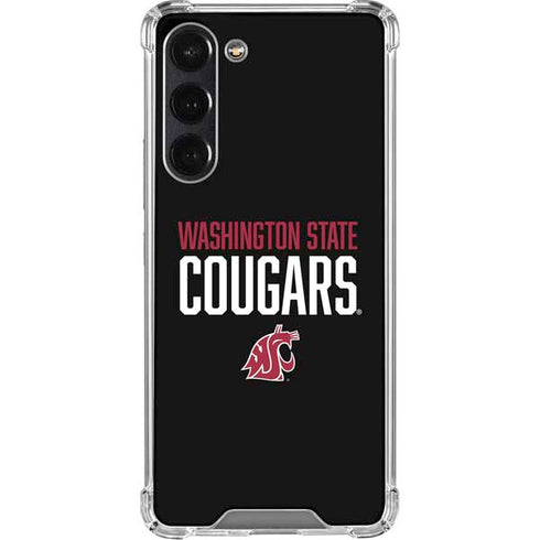 Washington State University Cougars Galaxy S24 FE Clear Case