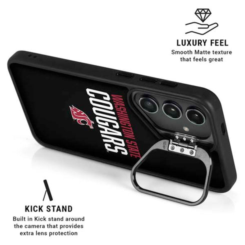 Washington State University Cougars Galaxy S25 Ultra Kickstand Case