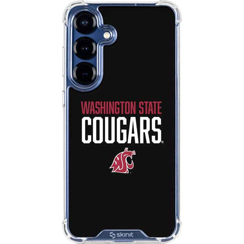 Washington State University Cougars Galaxy S25 FE Clear Case