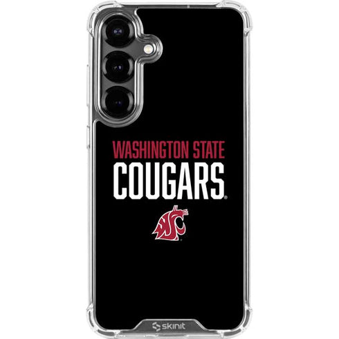 Washington State University Cougars Galaxy S26 Clear Case