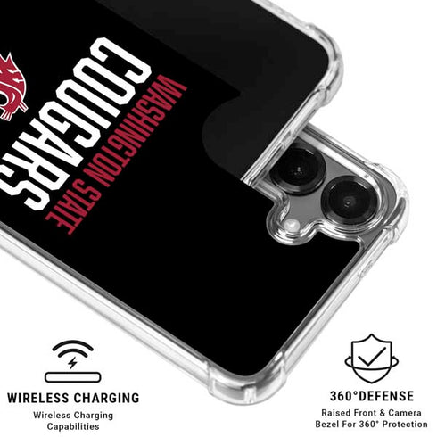 Washington State University Cougars Galaxy S26 Clear Case
