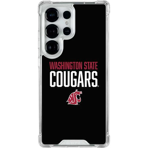 Washington State University Cougars Galaxy S26 Ultra Clear Case