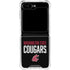 Washington State University Cougars Galaxy Z Flip6 Clear Case