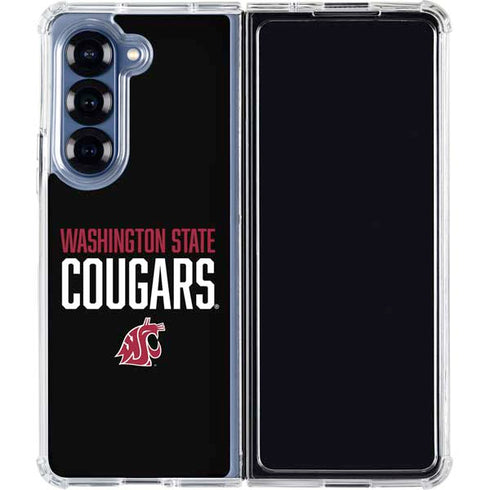 Washington State University Cougars Galaxy Z Fold7 Clear Case