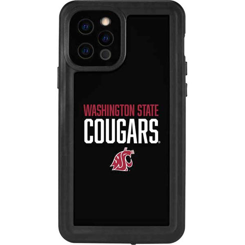 Washington State University Cougars iPhone 12 Pro Waterproof Case