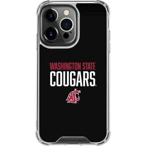 Washington State University Cougars iPhone 13 Pro Clear Case