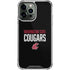 Washington State University Cougars iPhone 14 Pro Max Clear Case