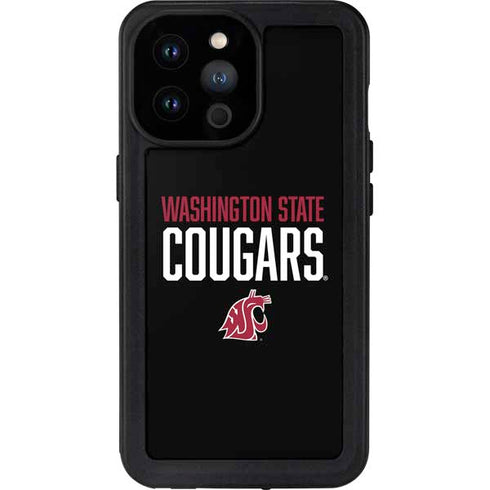 Washington State University Cougars iPhone 14 Pro Max Waterproof Case