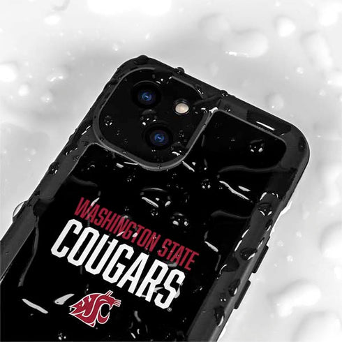 Washington State University Cougars iPhone 15 Plus Waterproof Case