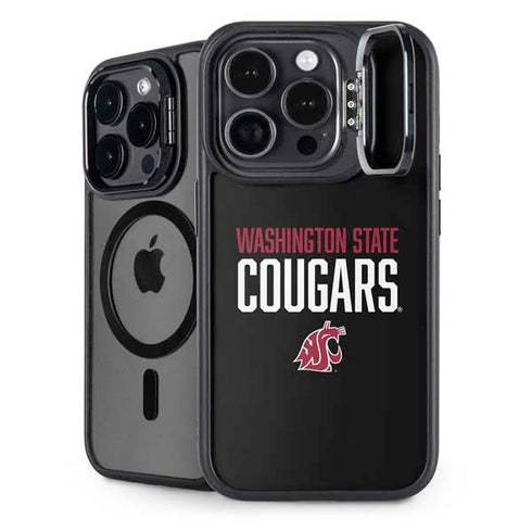 Washington State University Cougars iPhone 15 Pro Kickstand Case