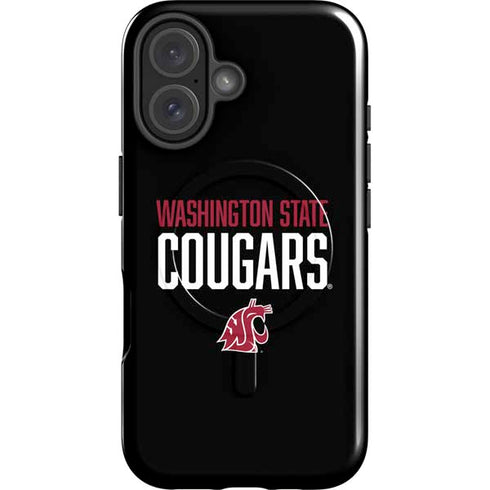 Washington State University Cougars iPhone 16 Magsafe Impact Case